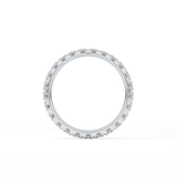 0.84 TCW Round Lab Grown Diamond Wedding Band