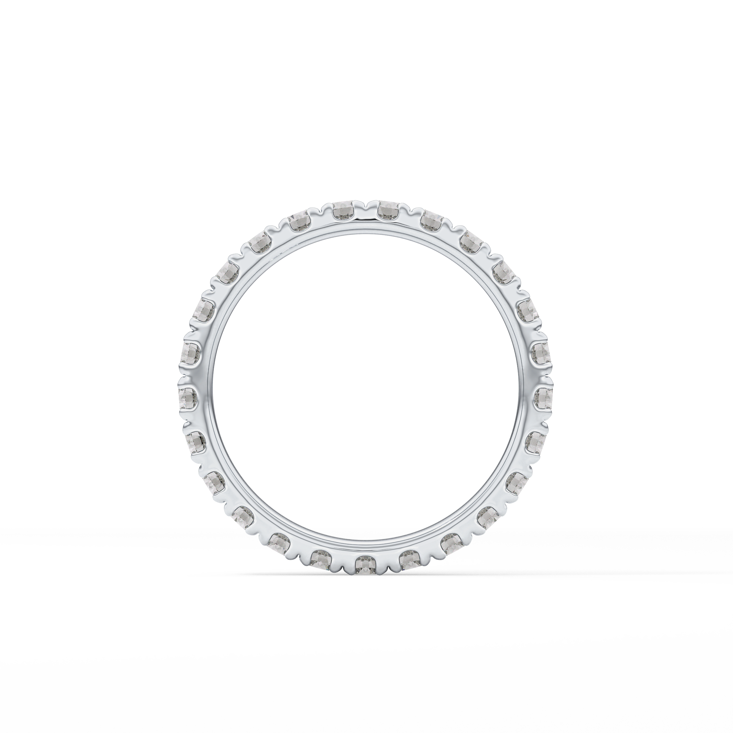 0.84 TCW Round Lab Grown Diamond Wedding Band