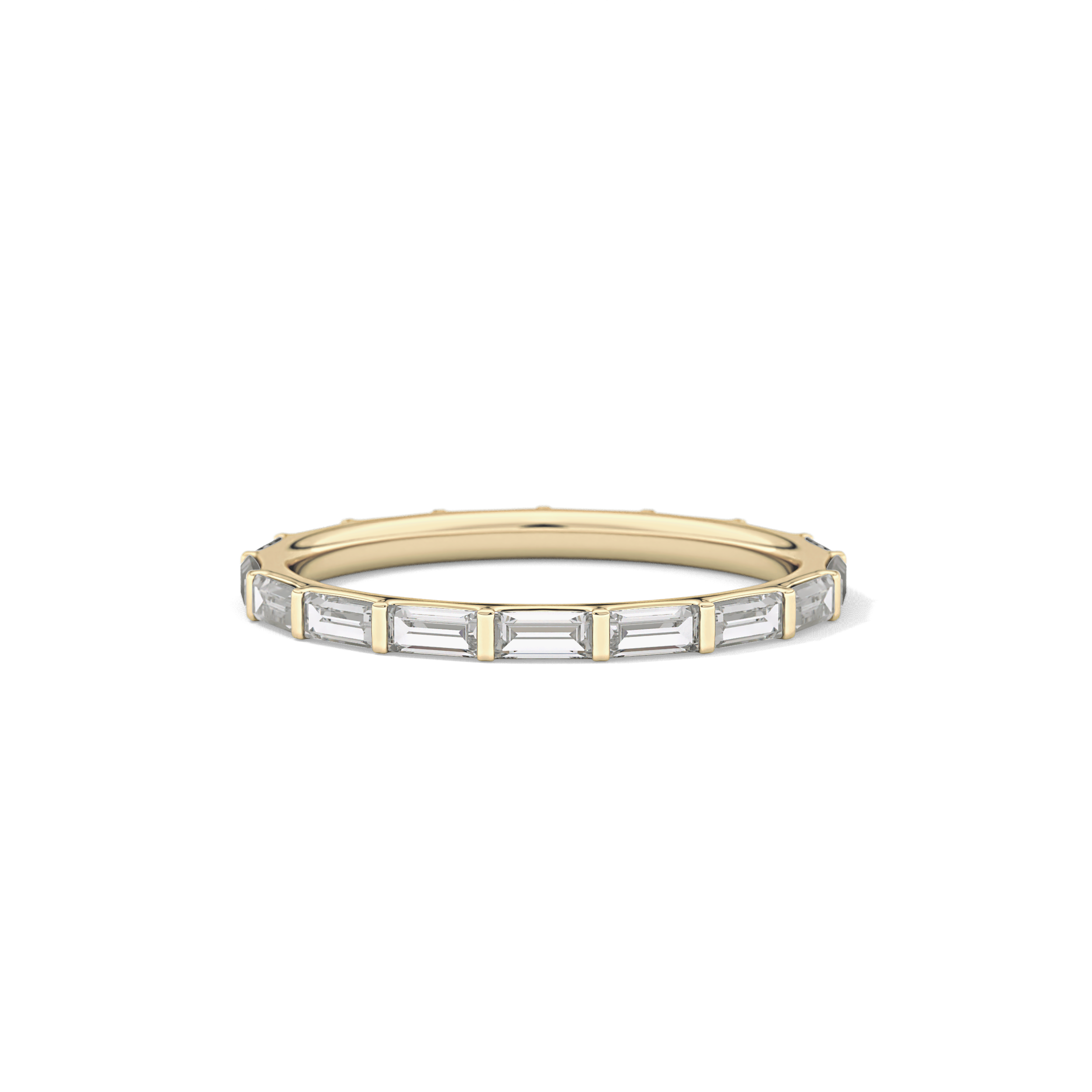 1.02 TCW Baguette Lab Grown Diamond Wedding Band