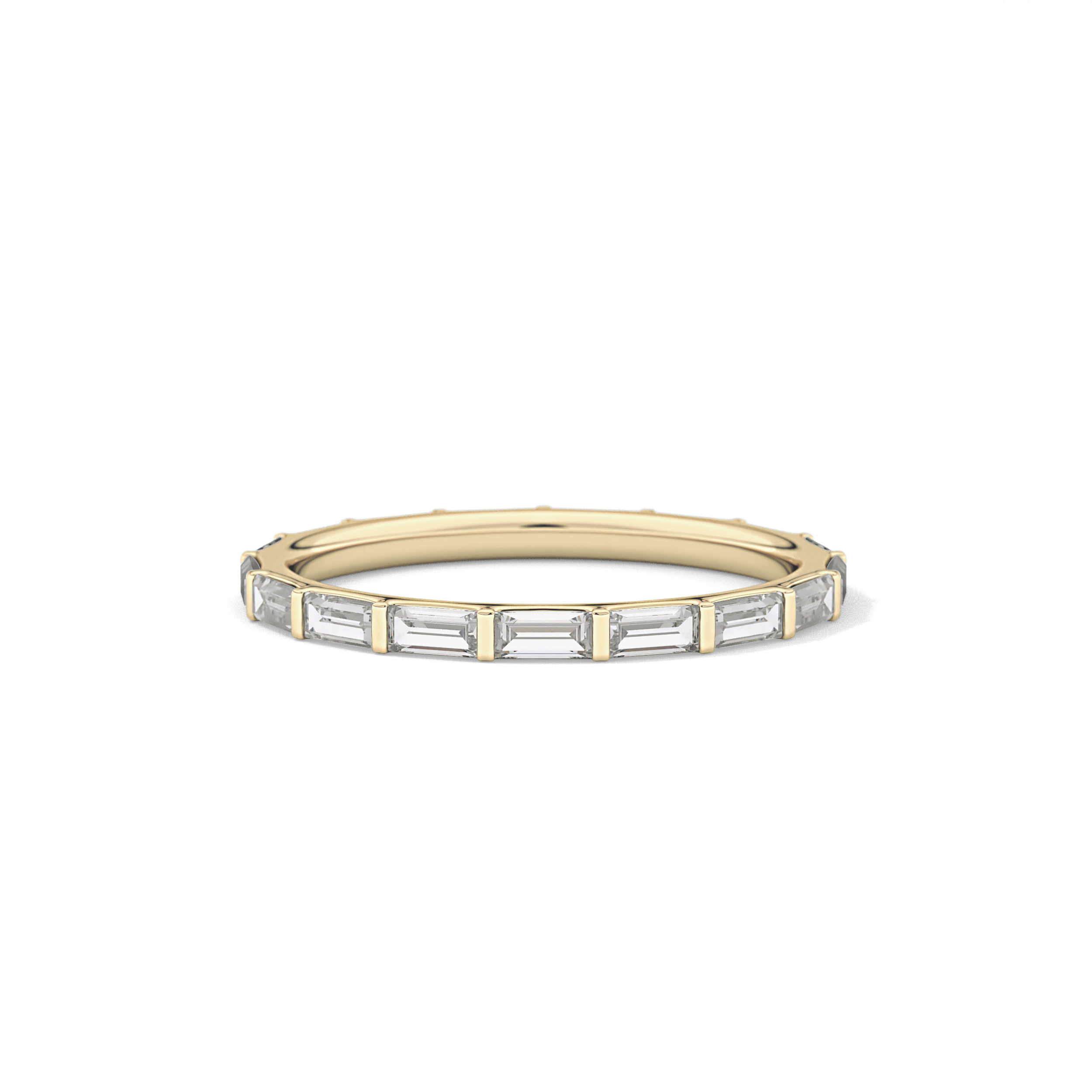 1.02 TCW Baguette Lab Grown Diamond Wedding Band