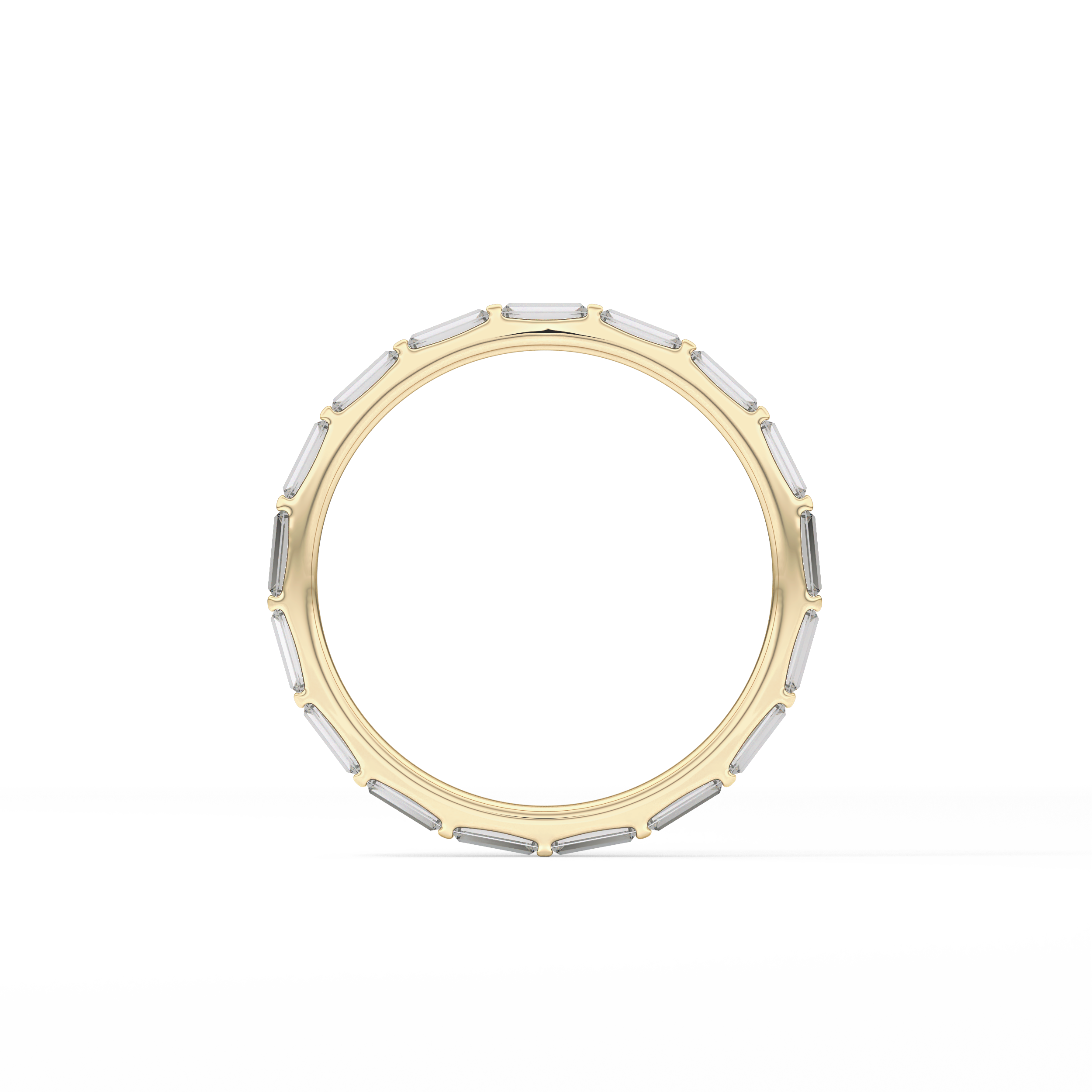 1.02 TCW Baguette Lab Grown Diamond Wedding Band