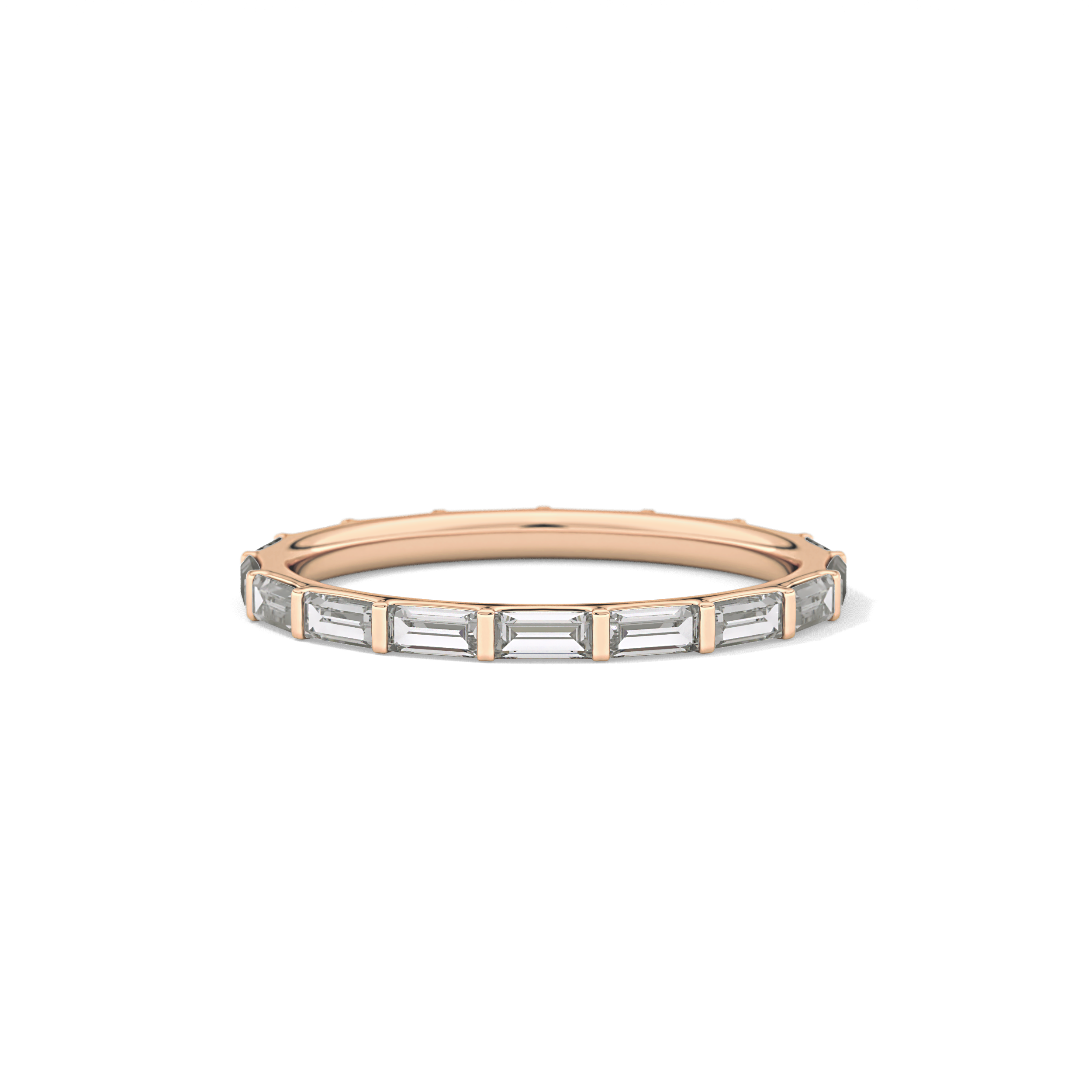1.02 TCW Baguette Lab Grown Diamond Wedding Band