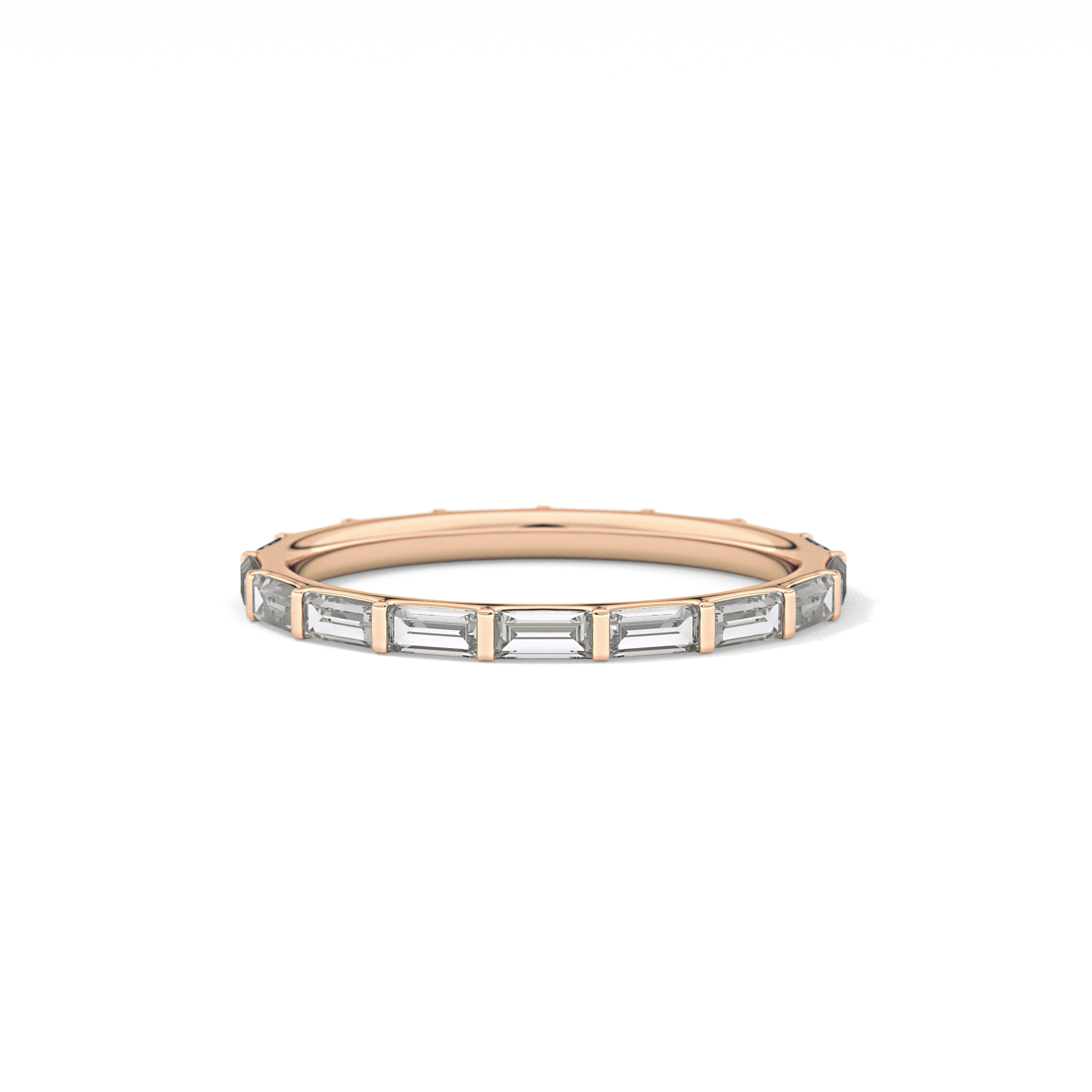 1.02 TCW Baguette Lab Grown Diamond Wedding Band