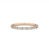 1.02 TCW Baguette Lab Grown Diamond Wedding Band