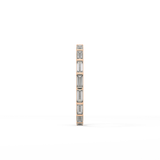 1.02 TCW Baguette Lab Grown Diamond Wedding Band
