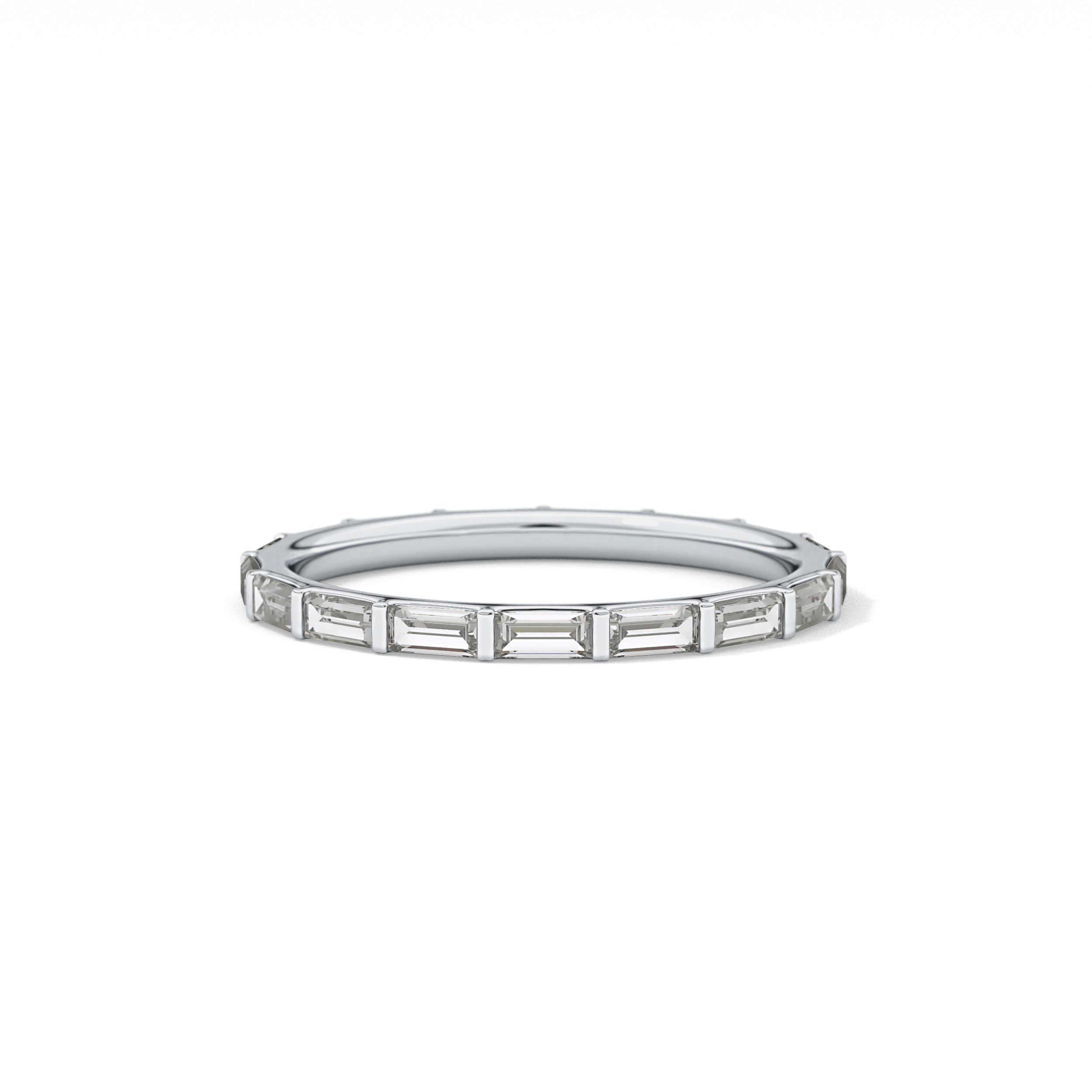 1.02 TCW Baguette Lab Grown Diamond Wedding Band