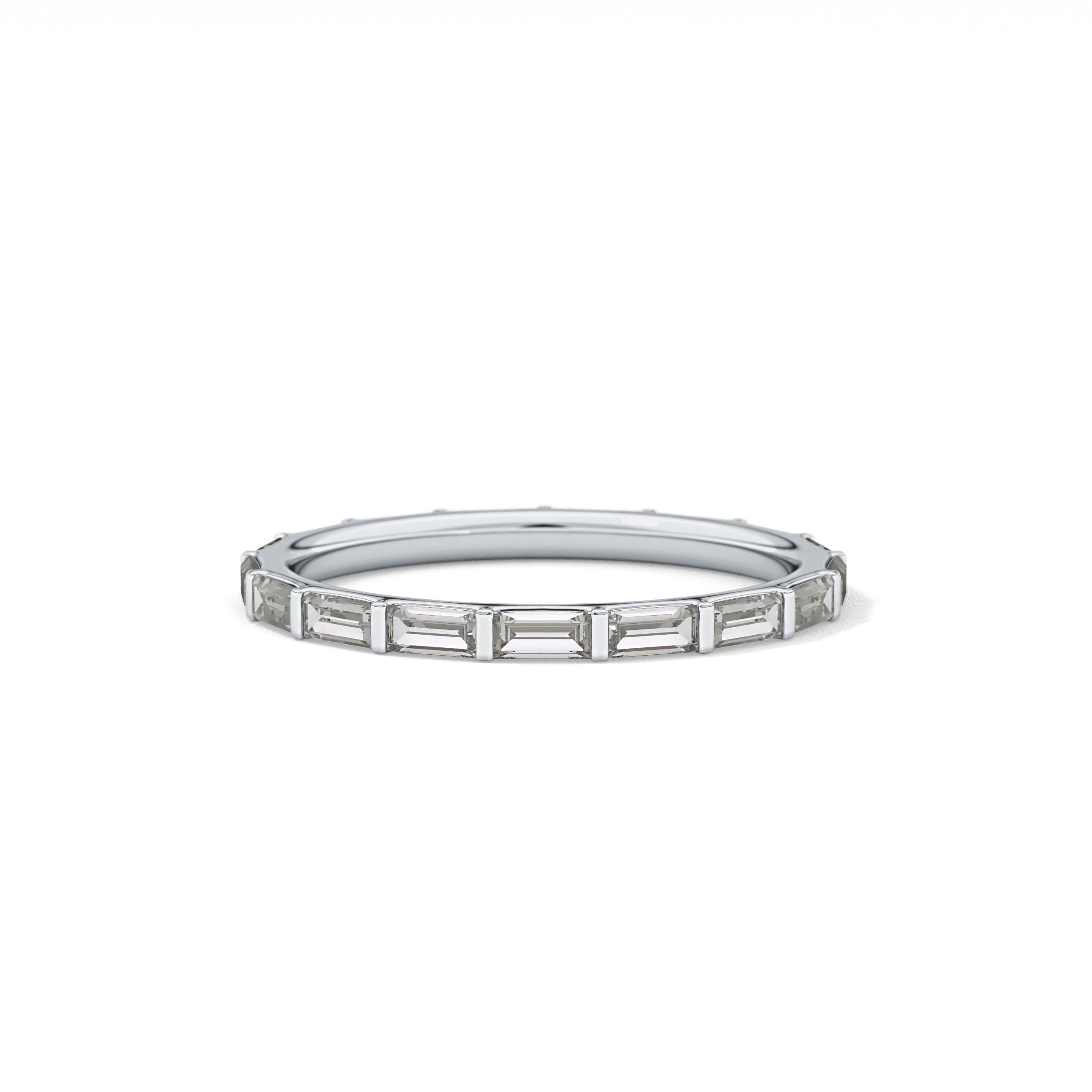 1.02 TCW Baguette Lab Grown Diamond Wedding Band