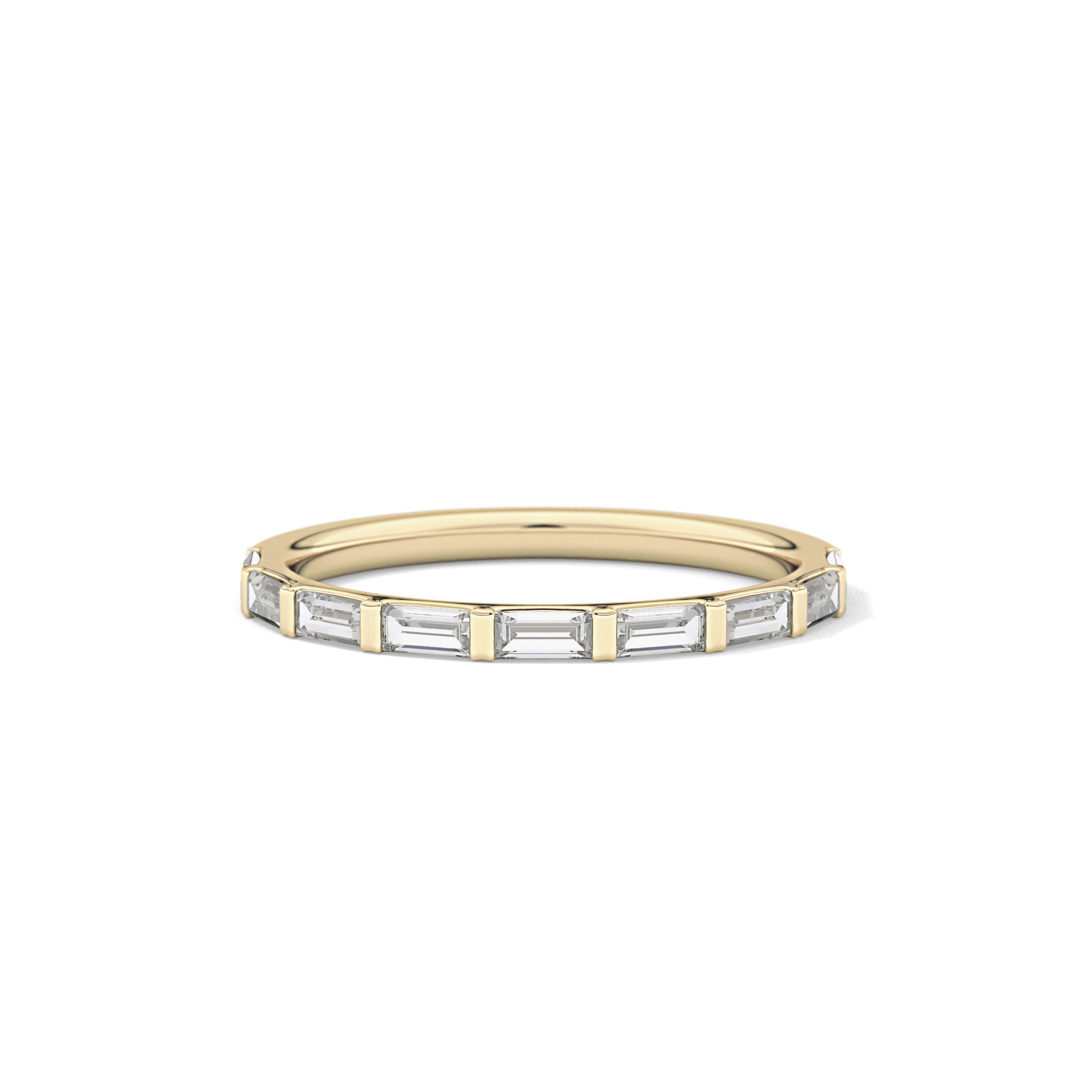 0.54 TCW Baguette Lab Grown Diamond Wedding Band