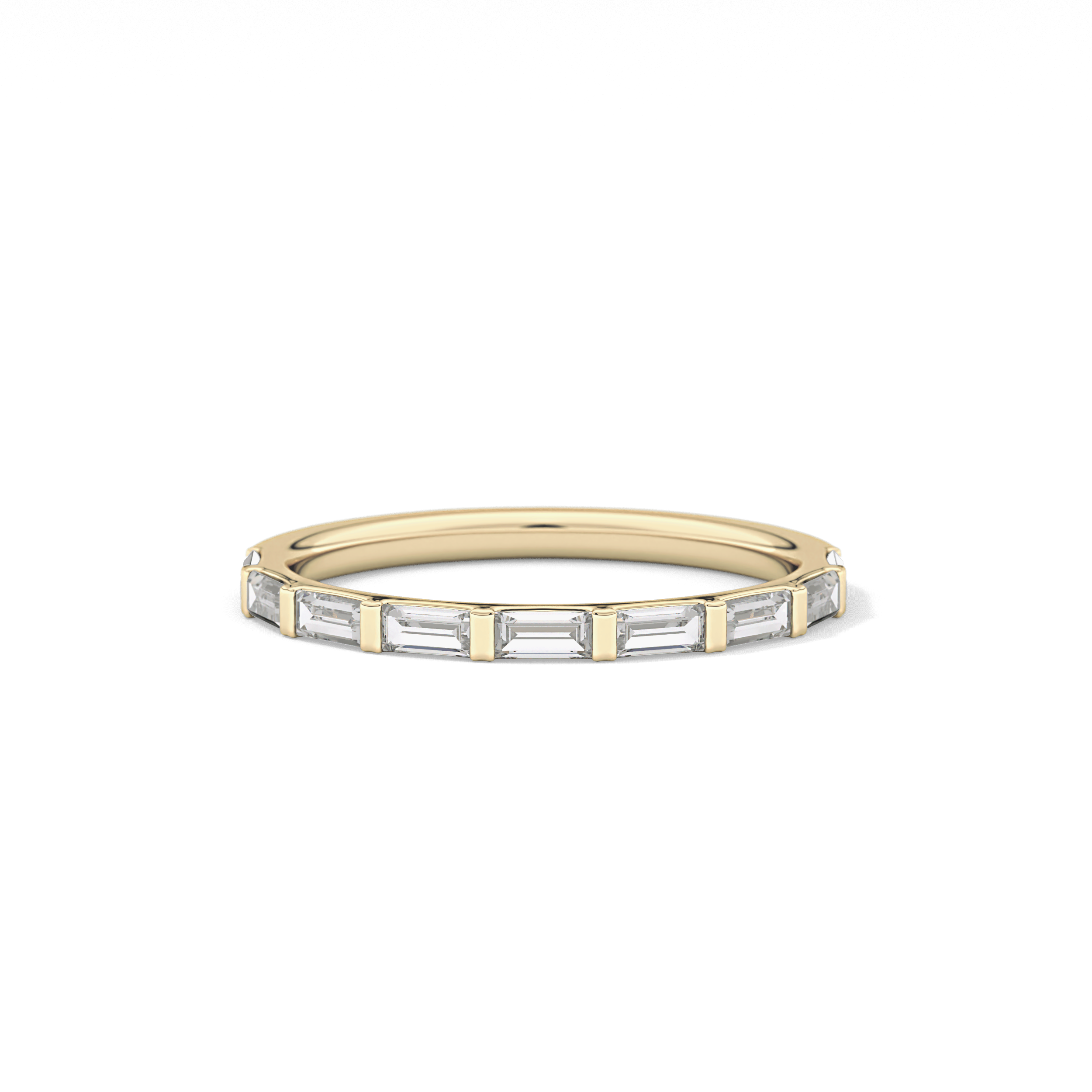 0.54 TCW Baguette Lab Grown Diamond Wedding Band