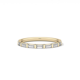 0.54 TCW Baguette Lab Grown Diamond Wedding Band