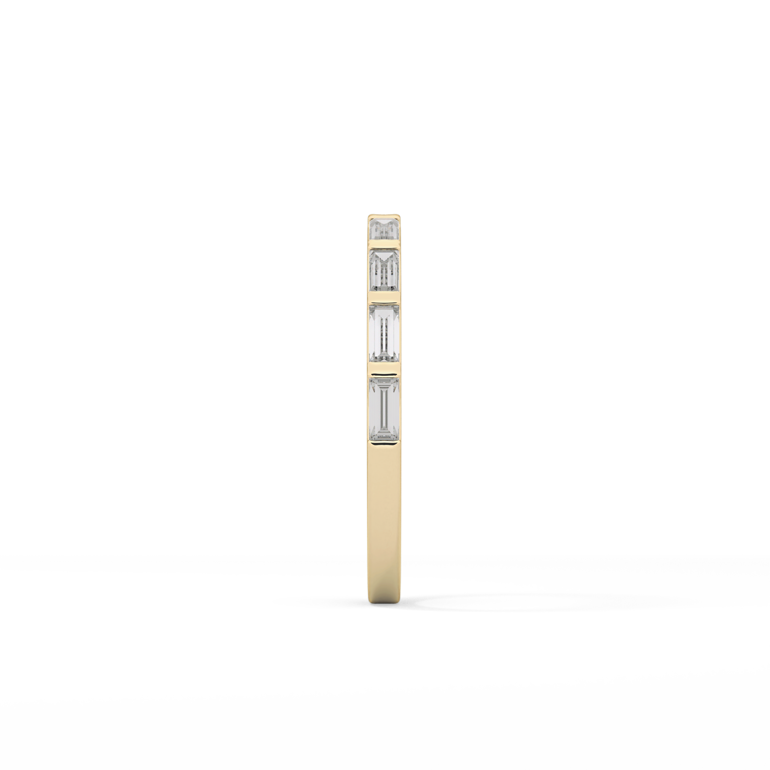 0.54 TCW Baguette Lab Grown Diamond Wedding Band