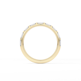 0.54 TCW Baguette Lab Grown Diamond Wedding Band