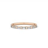 0.54 TCW Baguette Lab Grown Diamond Wedding Band