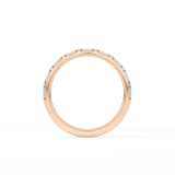 0.54 TCW Baguette Lab Grown Diamond Wedding Band