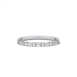 0.54 TCW Baguette Lab Grown Diamond Wedding Band