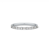0.54 TCW Baguette Lab Grown Diamond Wedding Band