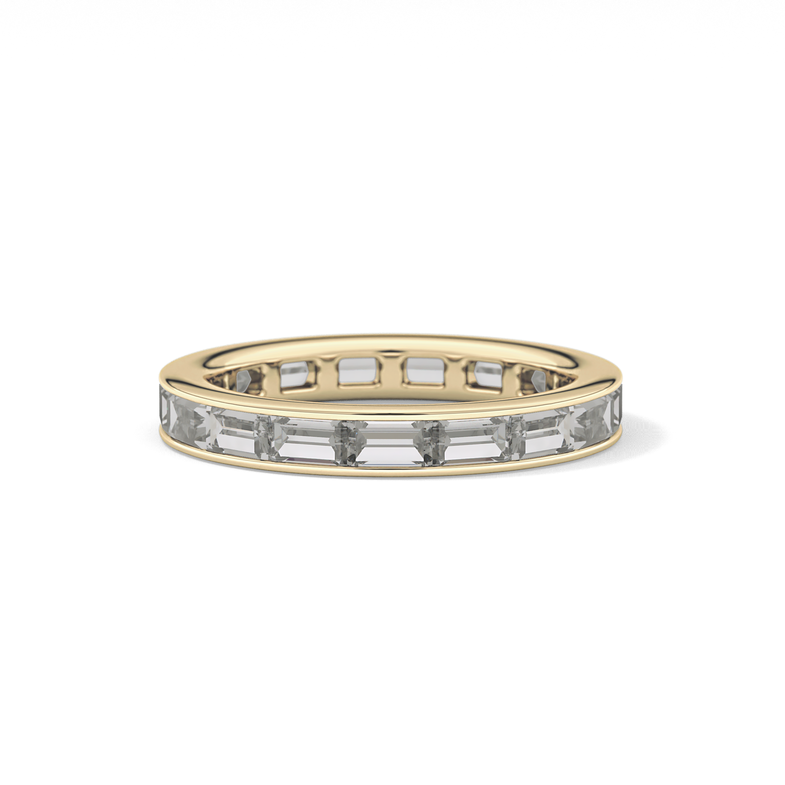 1.87 TCW Baguette Lab Grown Diamond Wedding Band