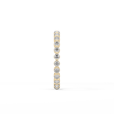 0.69 TCW Round Lab Grown Diamond Wedding Band