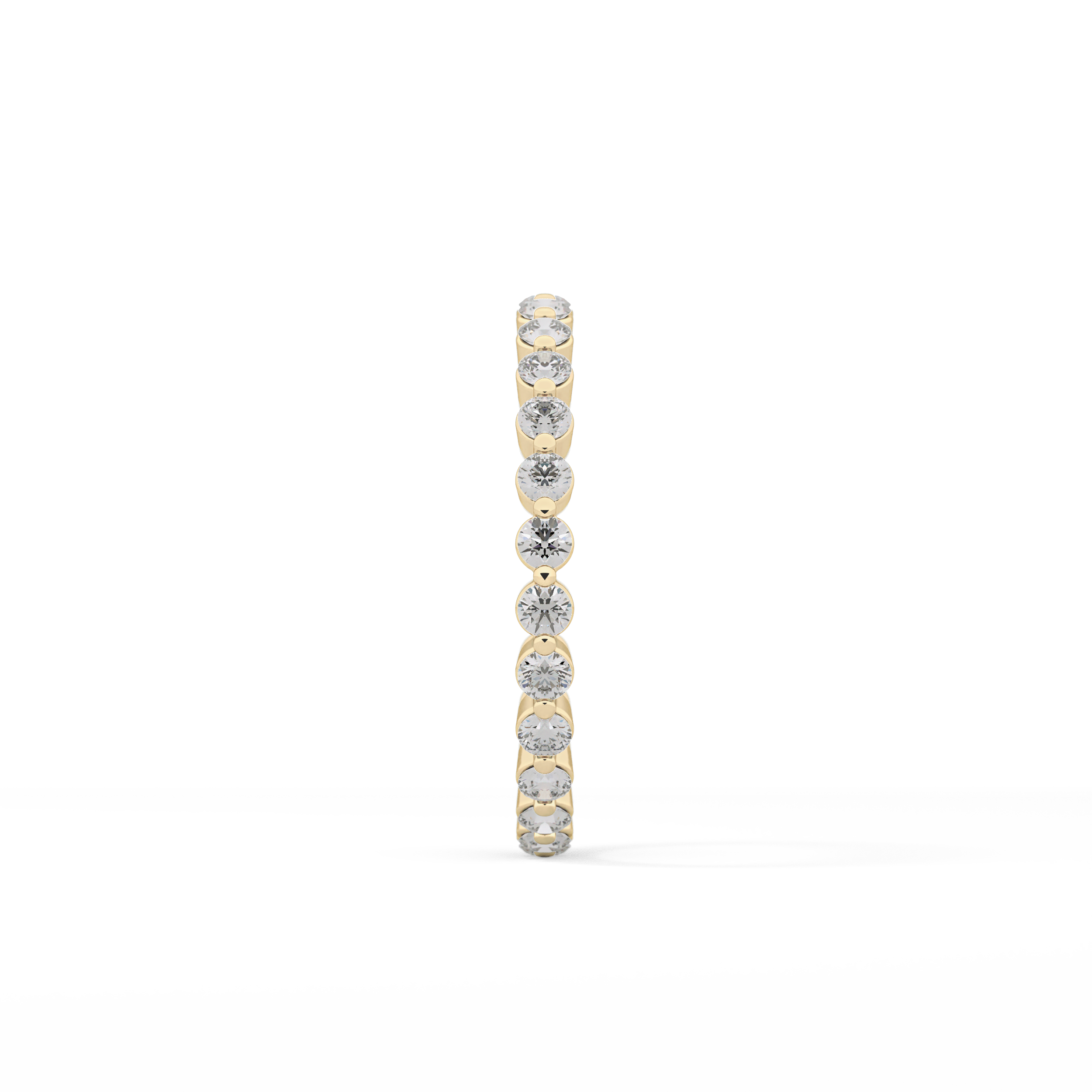 0.69 TCW Round Lab Grown Diamond Wedding Band