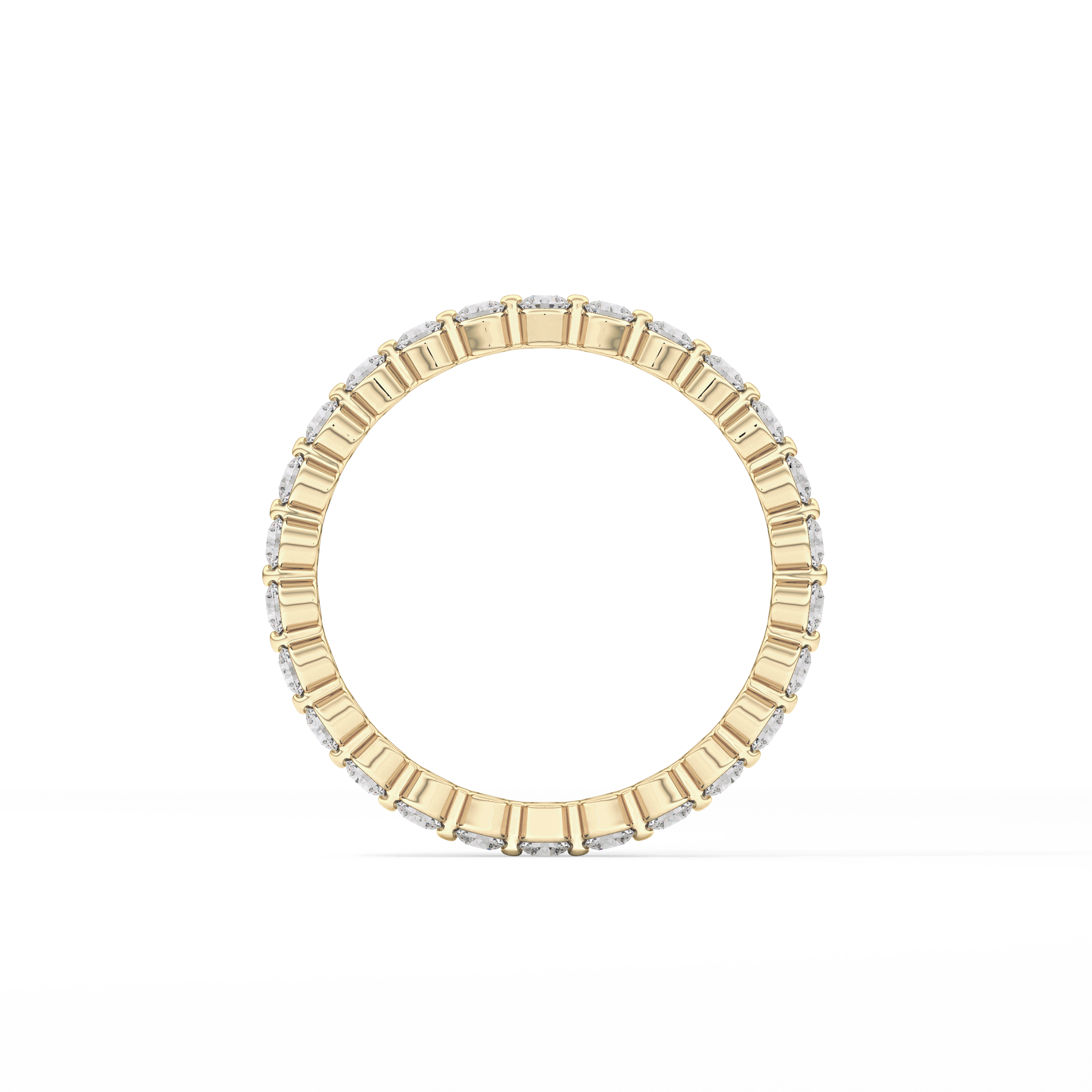 0.69 TCW Round Lab Grown Diamond Wedding Band
