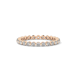 0.69 TCW Round Lab Grown Diamond Wedding Band