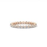 0.69 TCW Round Lab Grown Diamond Wedding Band