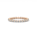 0.69 TCW Round Lab Grown Diamond Wedding Band