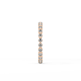 0.69 TCW Round Lab Grown Diamond Wedding Band