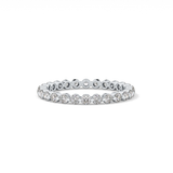 0.69 TCW Round Lab Grown Diamond Wedding Band