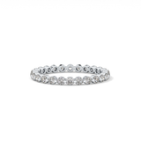 0.69 TCW Round Lab Grown Diamond Wedding Band