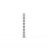 0.69 TCW Round Lab Grown Diamond Wedding Band