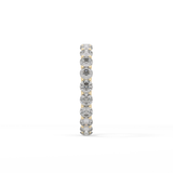 2.1 TCW Round Lab Grown Diamond Wedding Band