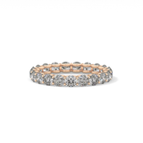 2.1 TCW Round Lab Grown Diamond Wedding Band