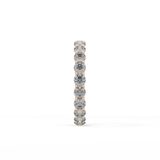 2.1 TCW Round Lab Grown Diamond Wedding Band