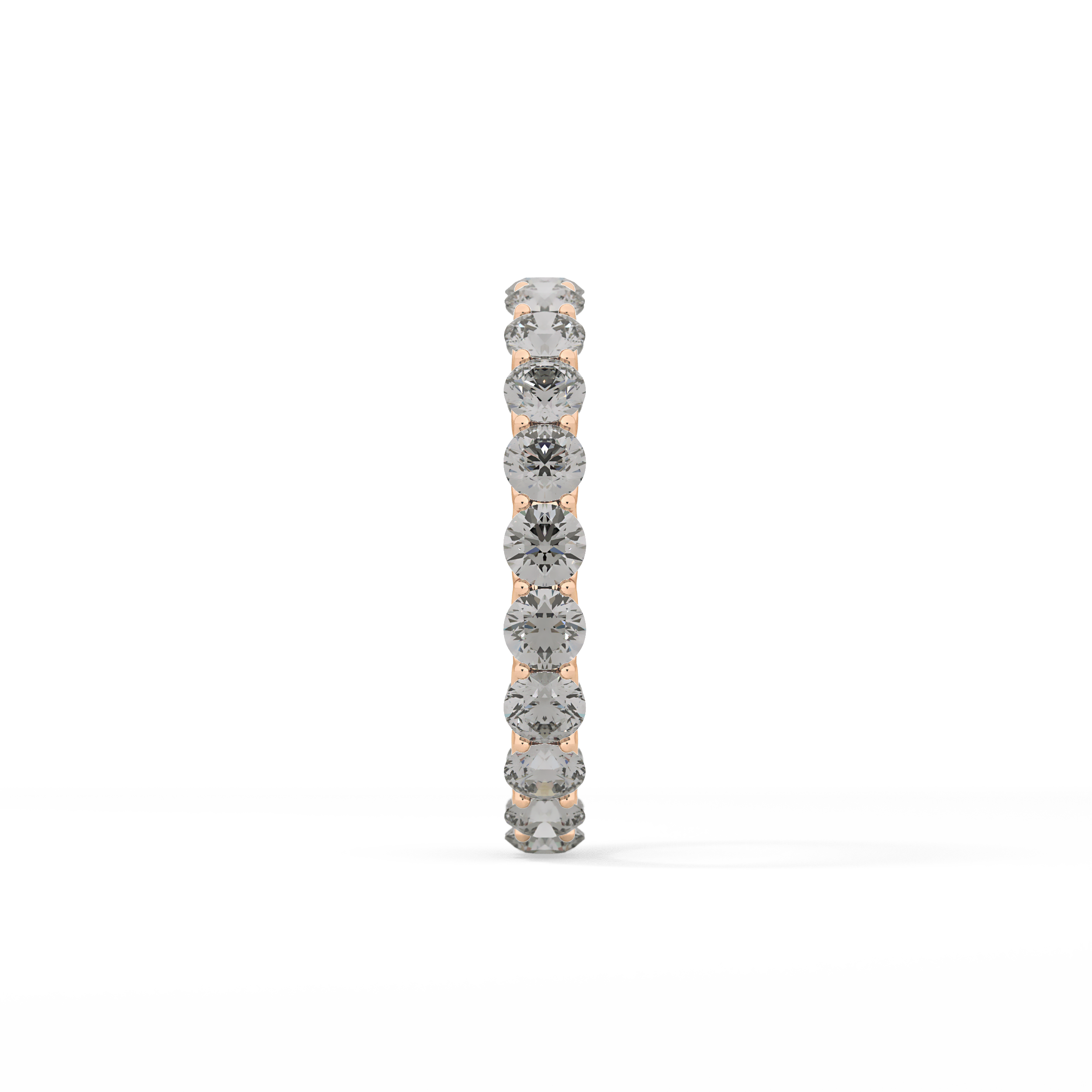 2.1 TCW Round Lab Grown Diamond Wedding Band