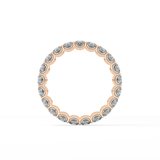 2.1 TCW Round Lab Grown Diamond Wedding Band
