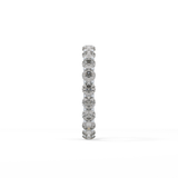 2.1 TCW Round Lab Grown Diamond Wedding Band