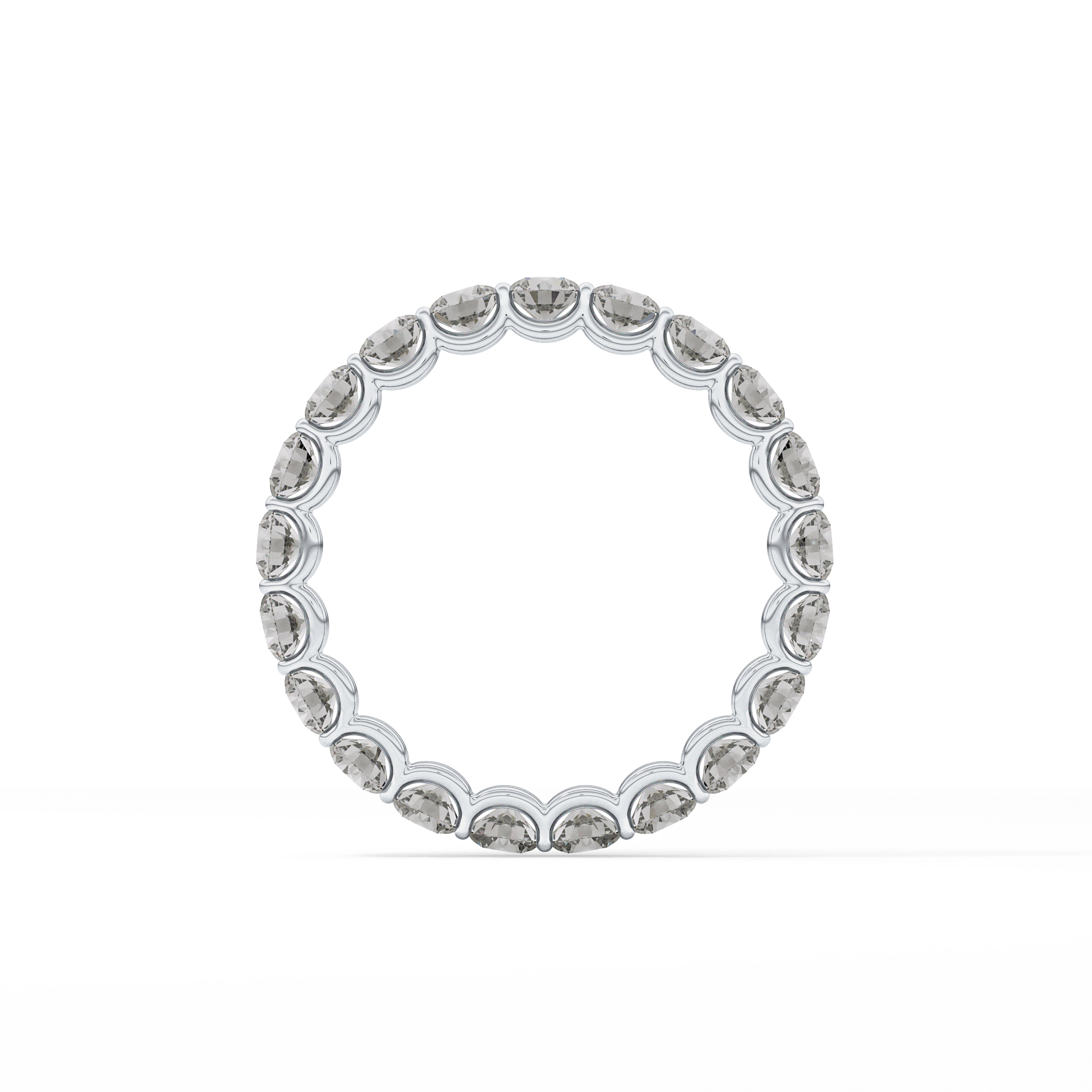 2.1 TCW Round Lab Grown Diamond Wedding Band