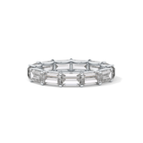 2.55 TCW Emerald Lab Grown Diamond Wedding Band