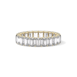 4.6 TCW Emerald Lab Grown Diamond Wedding Band