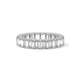 4.6 TCW Emerald Lab Grown Diamond Wedding Band
