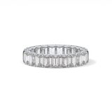4.6 TCW Emerald Lab Grown Diamond Wedding Band