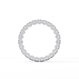 4.6 TCW Emerald Lab Grown Diamond Wedding Band