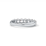 1.35 TCW Oval Lab Grown Diamond Wedding Band
