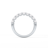 1.35 TCW Oval Lab Grown Diamond Wedding Band