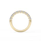 1.8 TCW Emerald Lab Grown Diamond Wedding Band