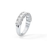 1.8 TCW Emerald Lab Grown Diamond Wedding Band