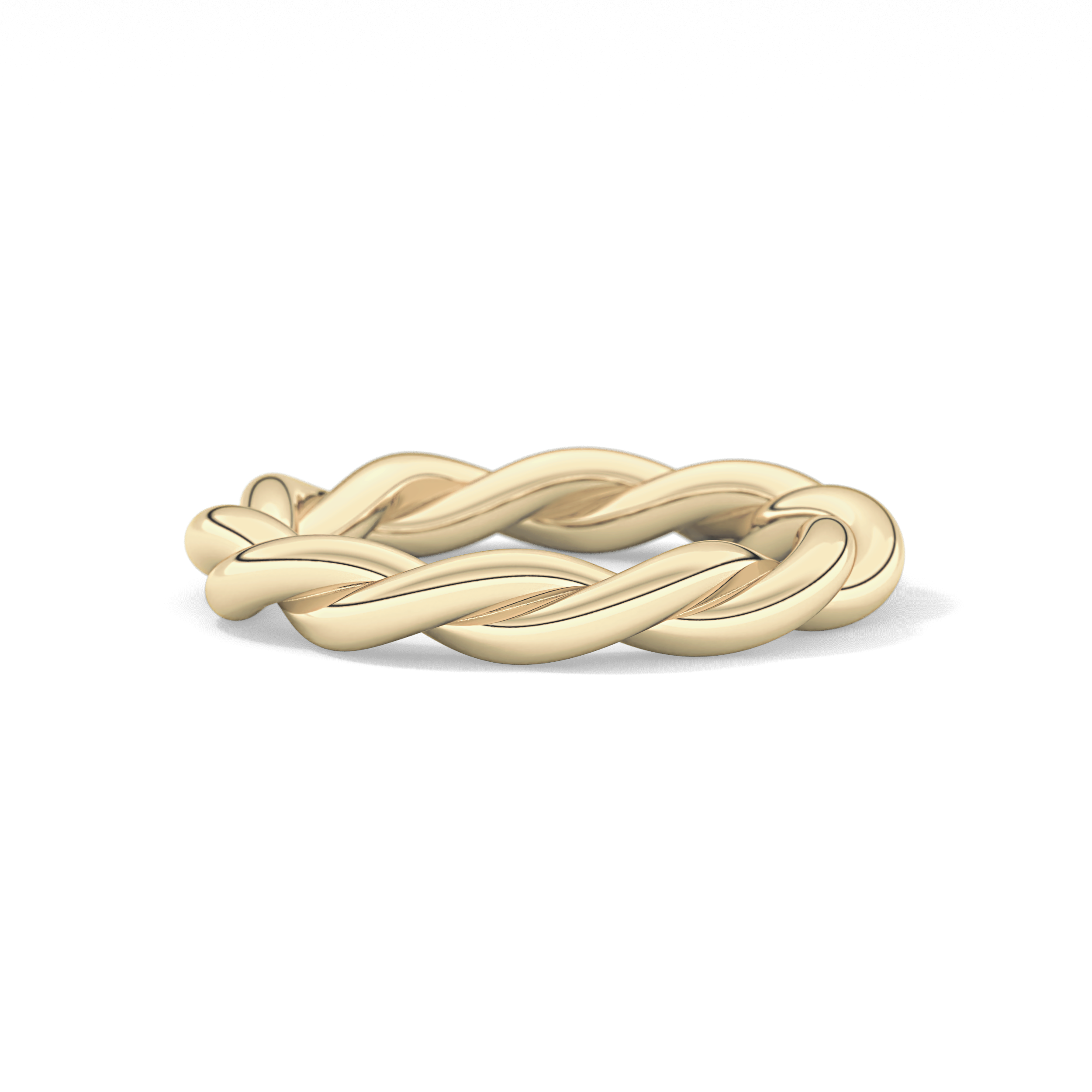 Twisted Shank Wedding Band