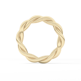 Twisted Shank Wedding Band