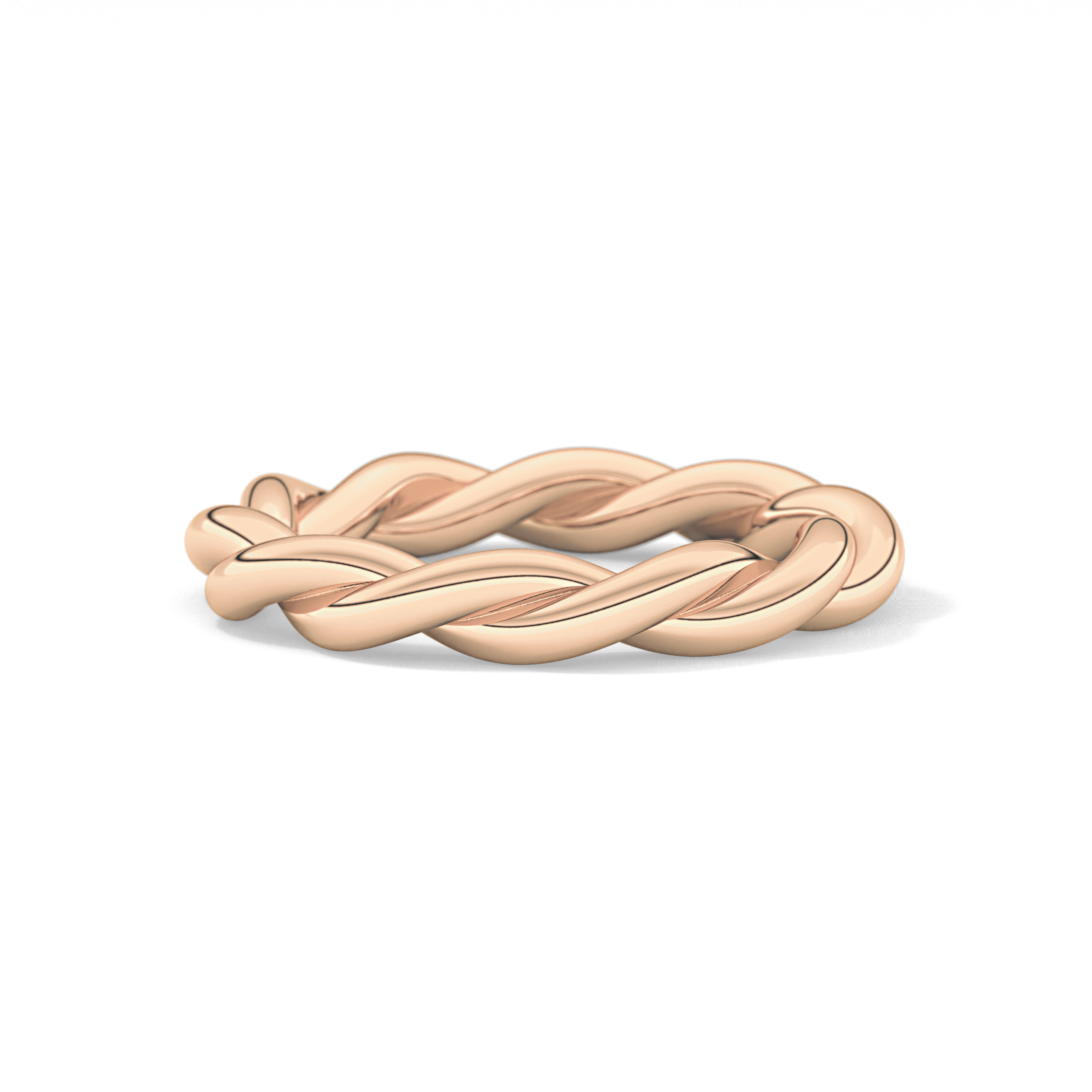 Twisted Shank Wedding Band
